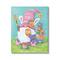 Stupell Industries Whimsical Gnome Painting Easter Eggs Festive Flowers Canvas Wall Art